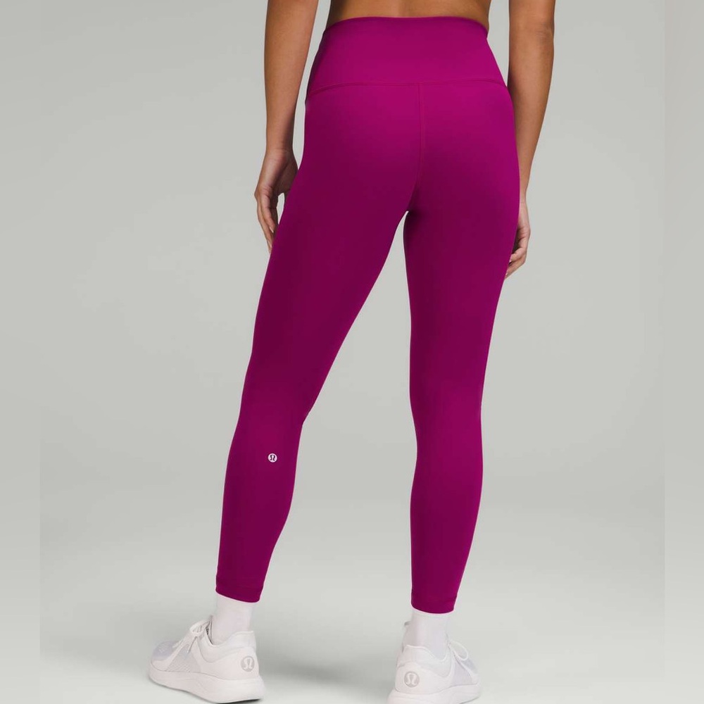 Lululemon Wunder Train High-Rise Tight 25” Magenta Purple
